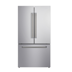 Yukon 36" Counter-Depth Stainless Steel French-Door Refrigerator with Bottom-Freezer